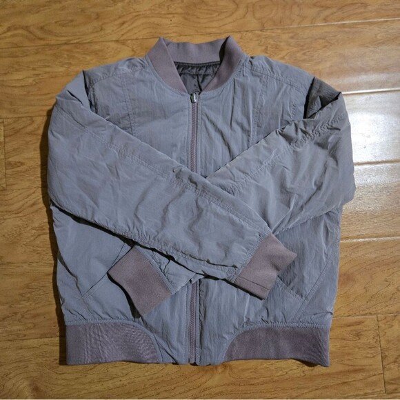 Lululemon Flip It & Reverse It Jacket Smoky Blush / Smoky Blush Size 12 - Picture 5 of 15
